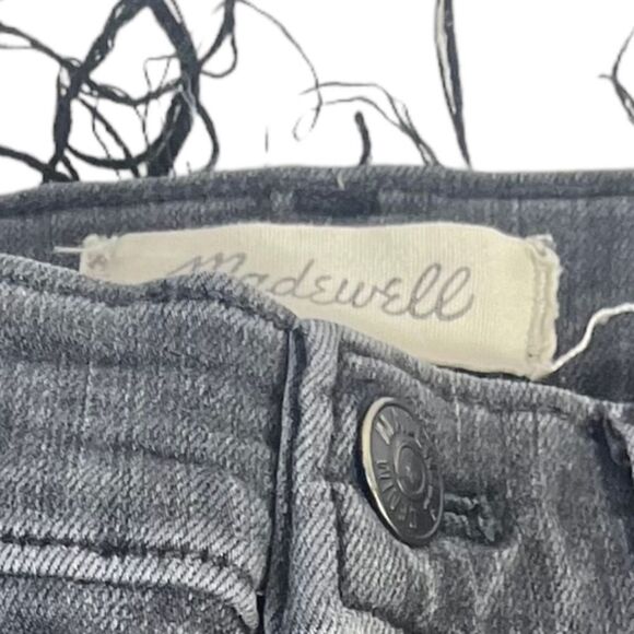 Madewell 9" Mid Rise Skinny Jeans Washed Black Sz 28 - Picture 11 of 11
